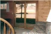 Cottage #5 living room facing sunset