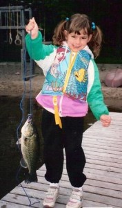 Jessica with a fish